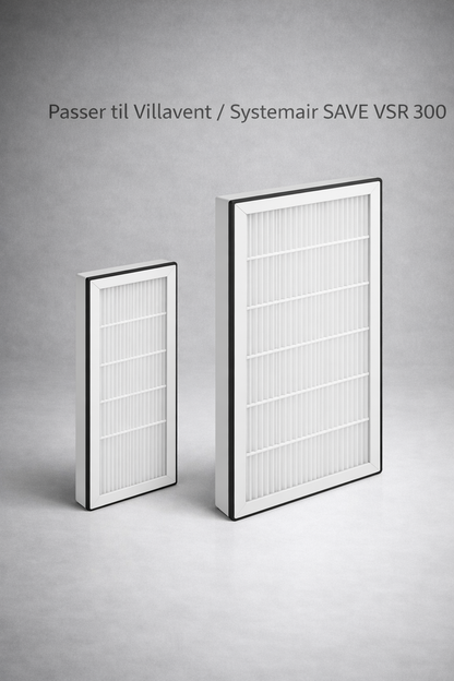 Filter til Systemair / Villavent SAVE VSR 300 – panelfilter Pust Filter