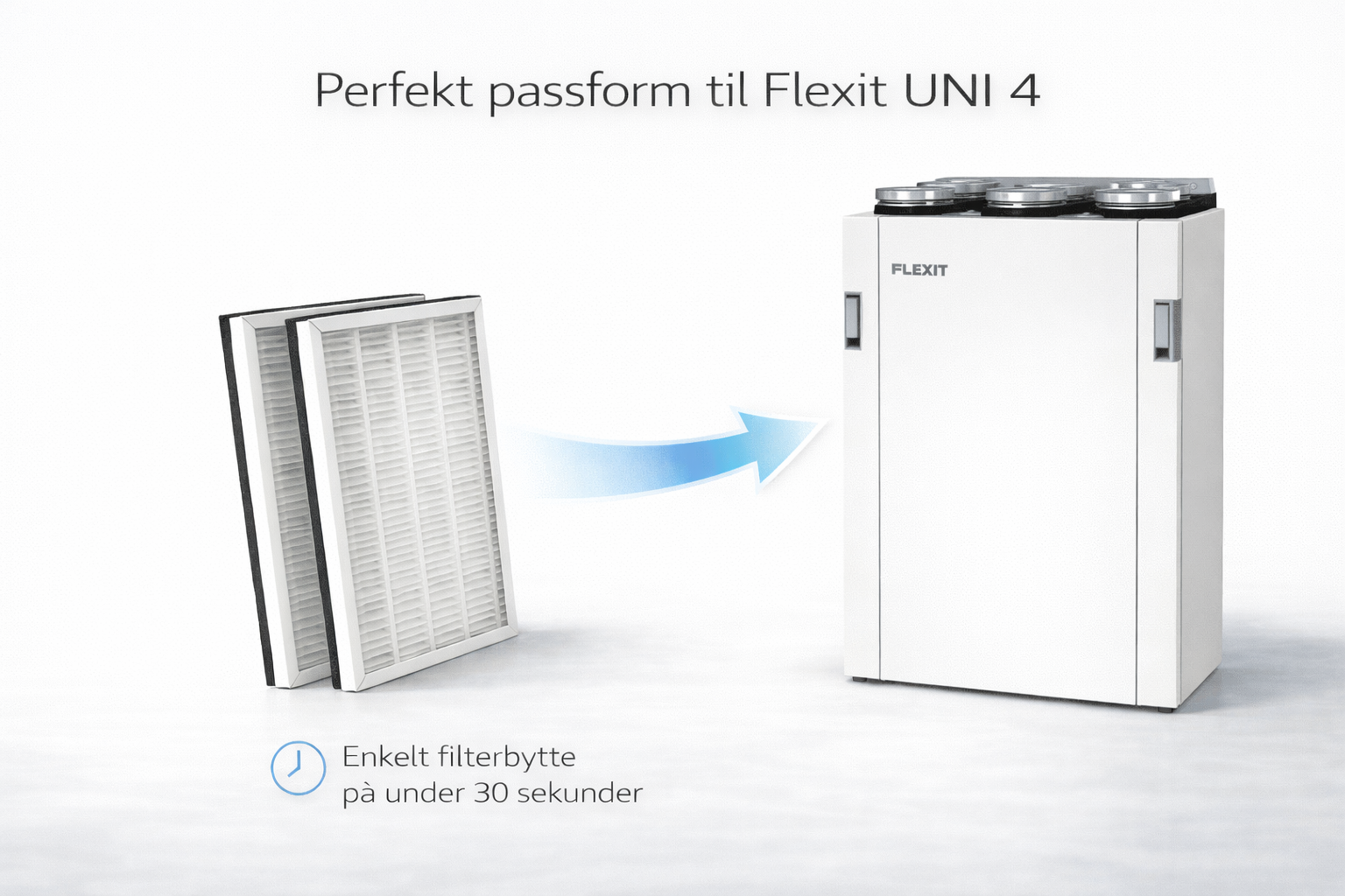 Ventilasjonsfilter til Flexit UNI 4